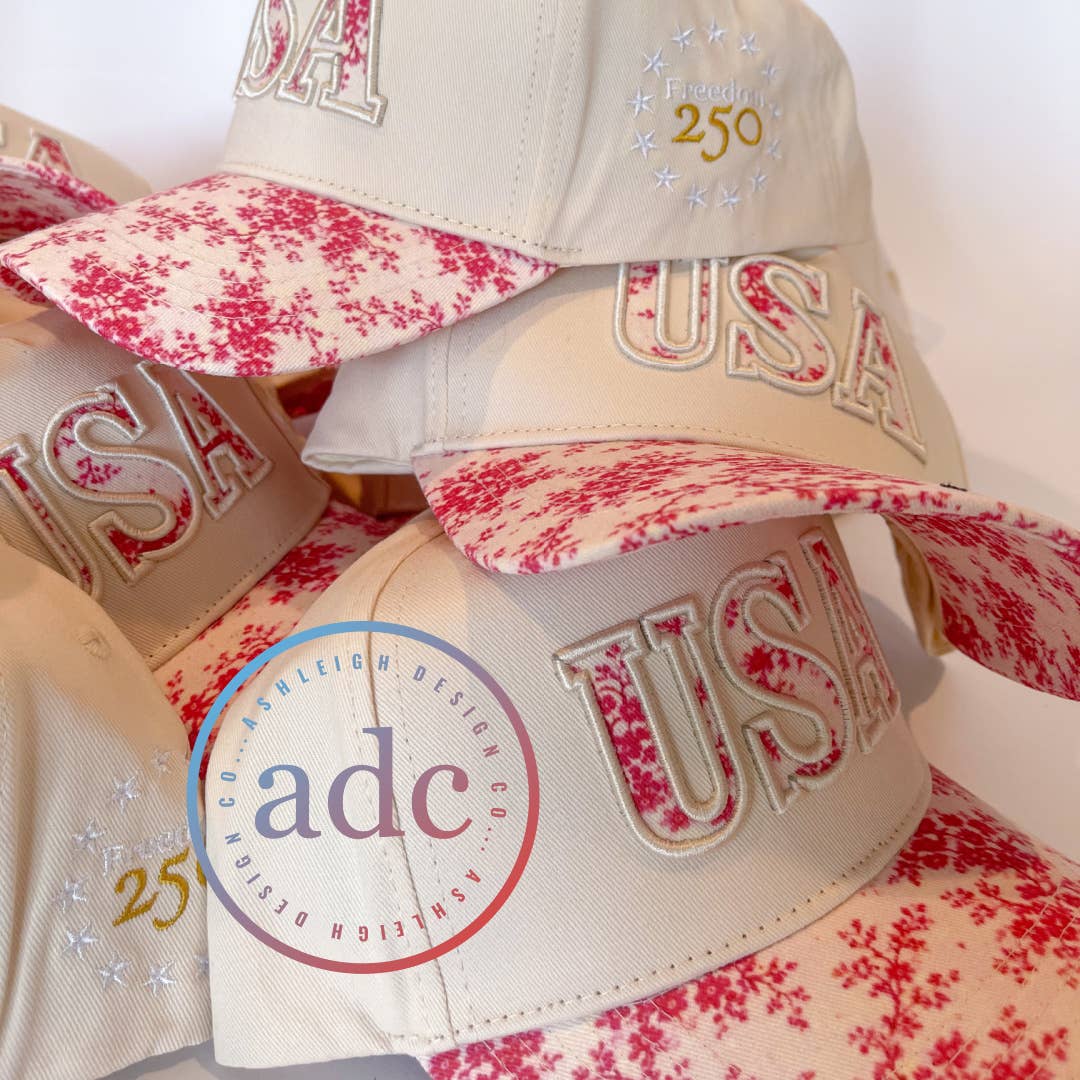 USA Vintage Trucker Hat Freedom 250