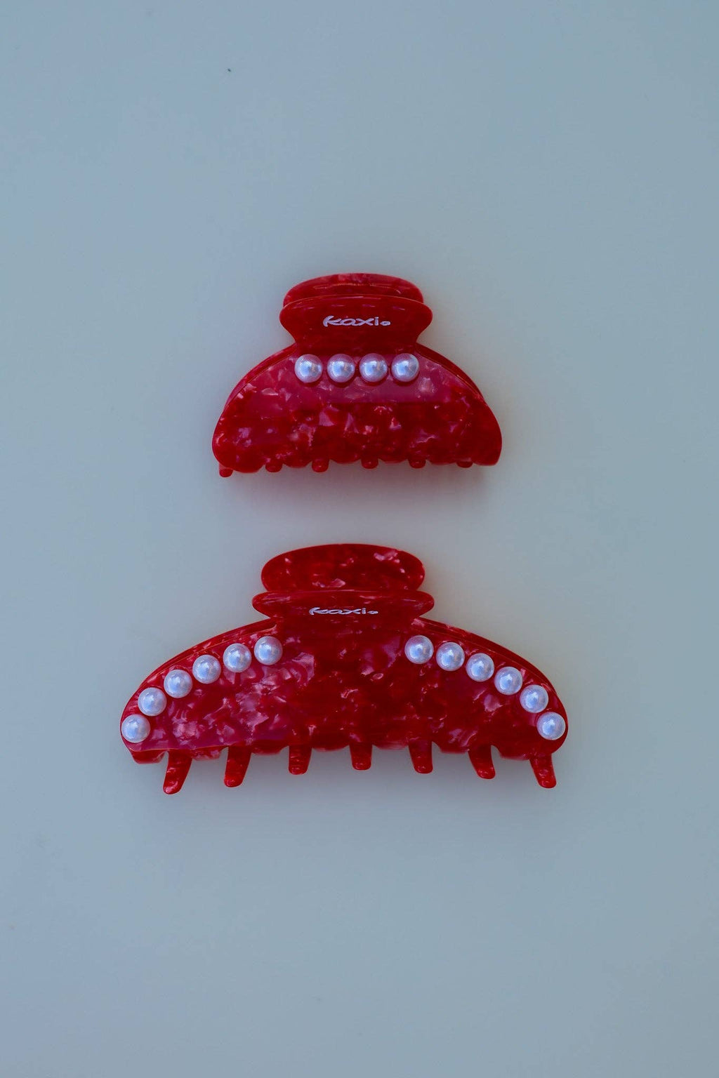 Tortoise Red Pearl Claw Clip