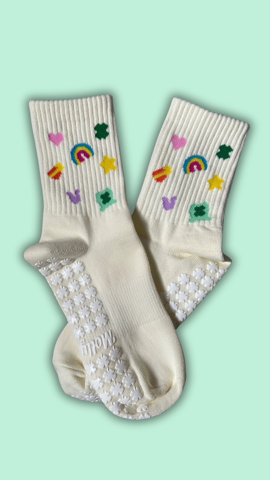 Lucky Girl Grip Socks