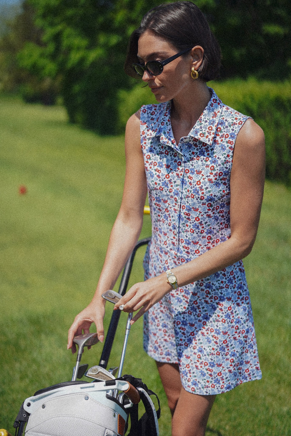 Floral Collar Dress