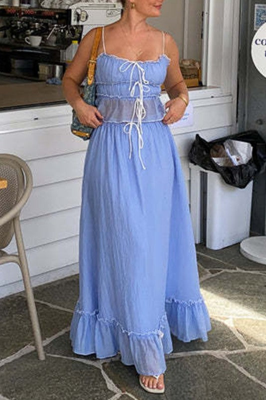 Ruffle 2-Piece Skirt Set