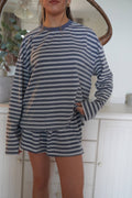 Bobby Striped Loungewear Long Sleeve Top