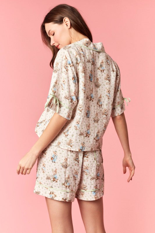 Peter Rabbit Pajama Short Set