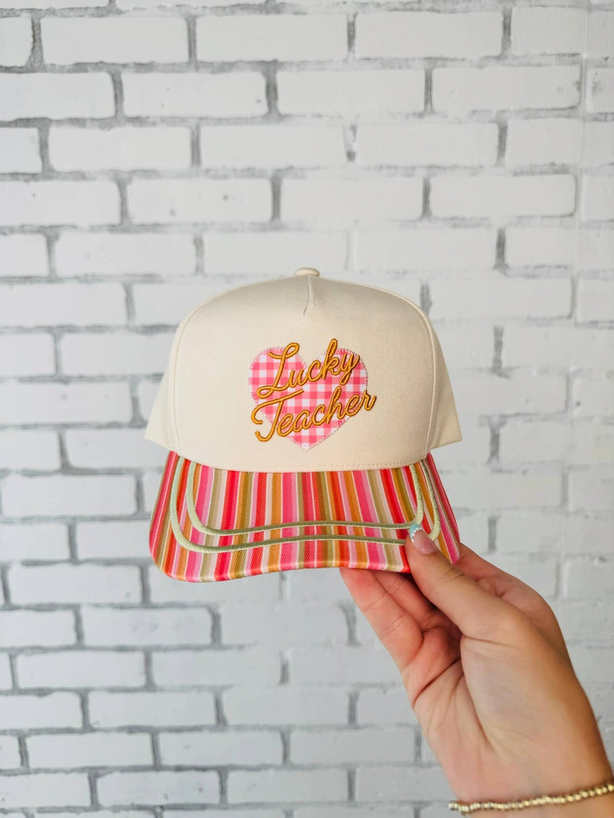Lucky Teacher Trucker Hat