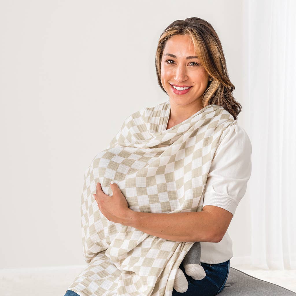 Checkered Breastfeeding Cloth