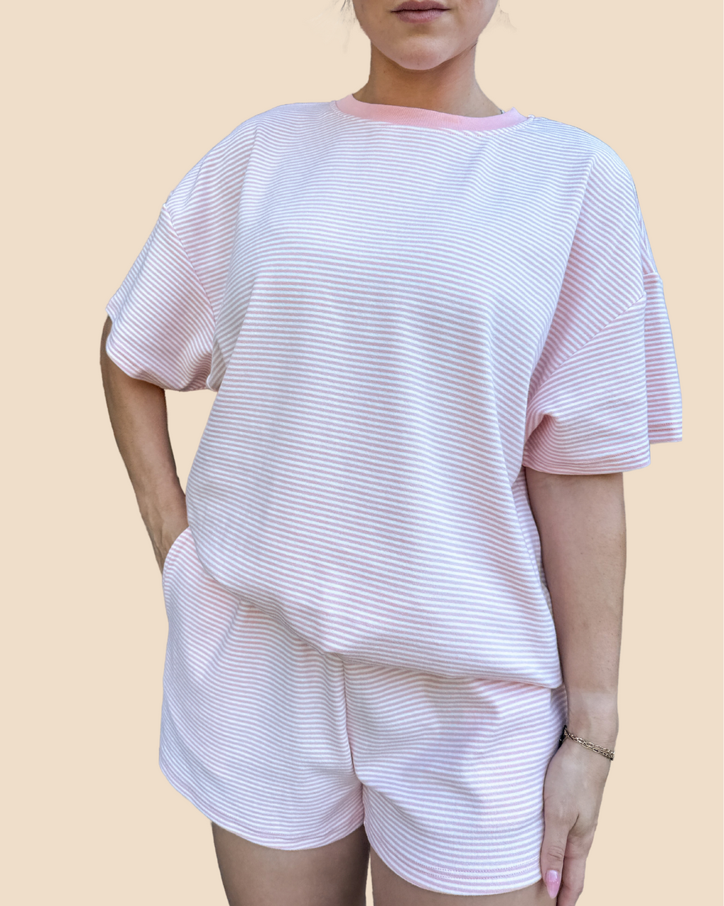Pretty in Pink Striped Top