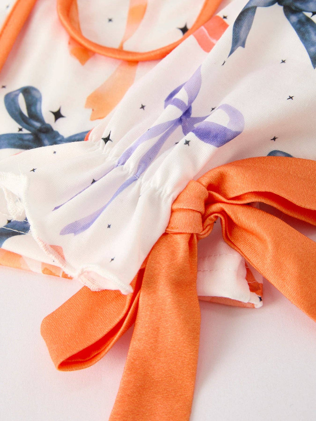 Halloween Mommy and Me Bow Print Pajama Set - GIRLS