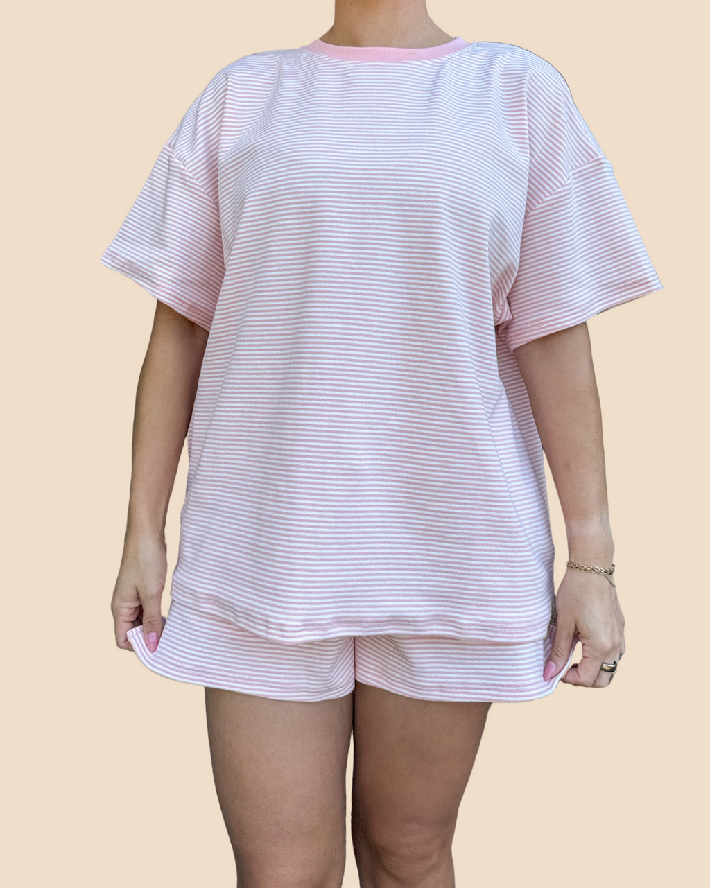 Pretty in Pink Striped Top