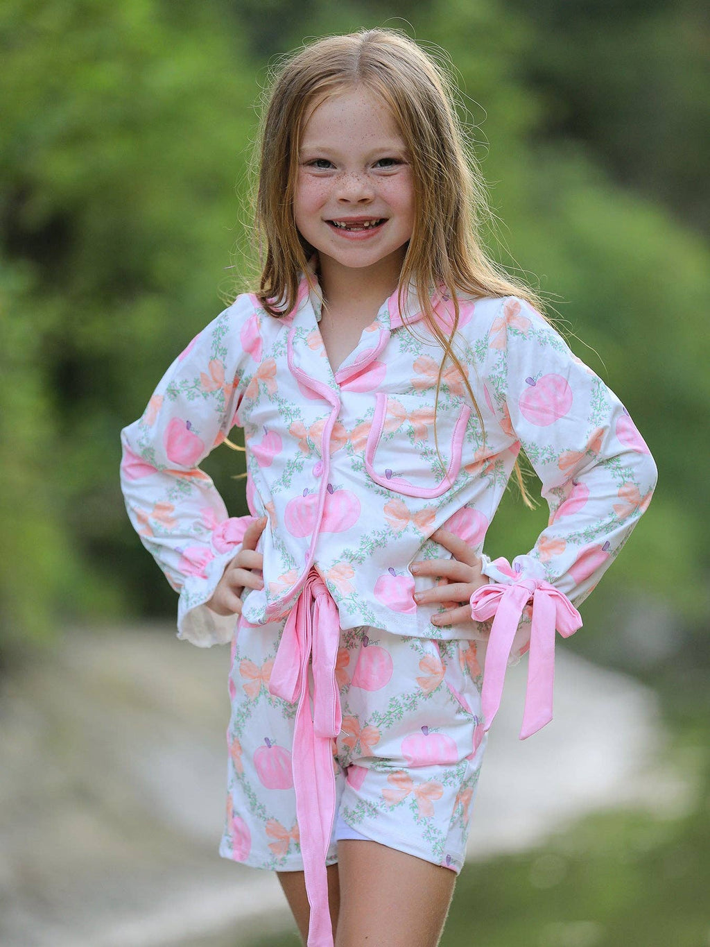 Mommy and Me Fall Pumpkin Pajama - GIRLS