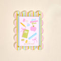 Color Me Happy Mini Acrylic Picture Frame Magnet