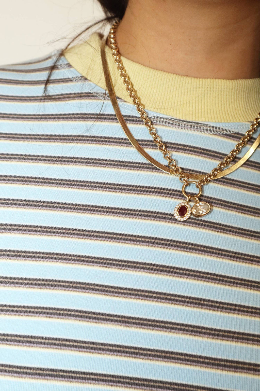 Striped Oversized Tee