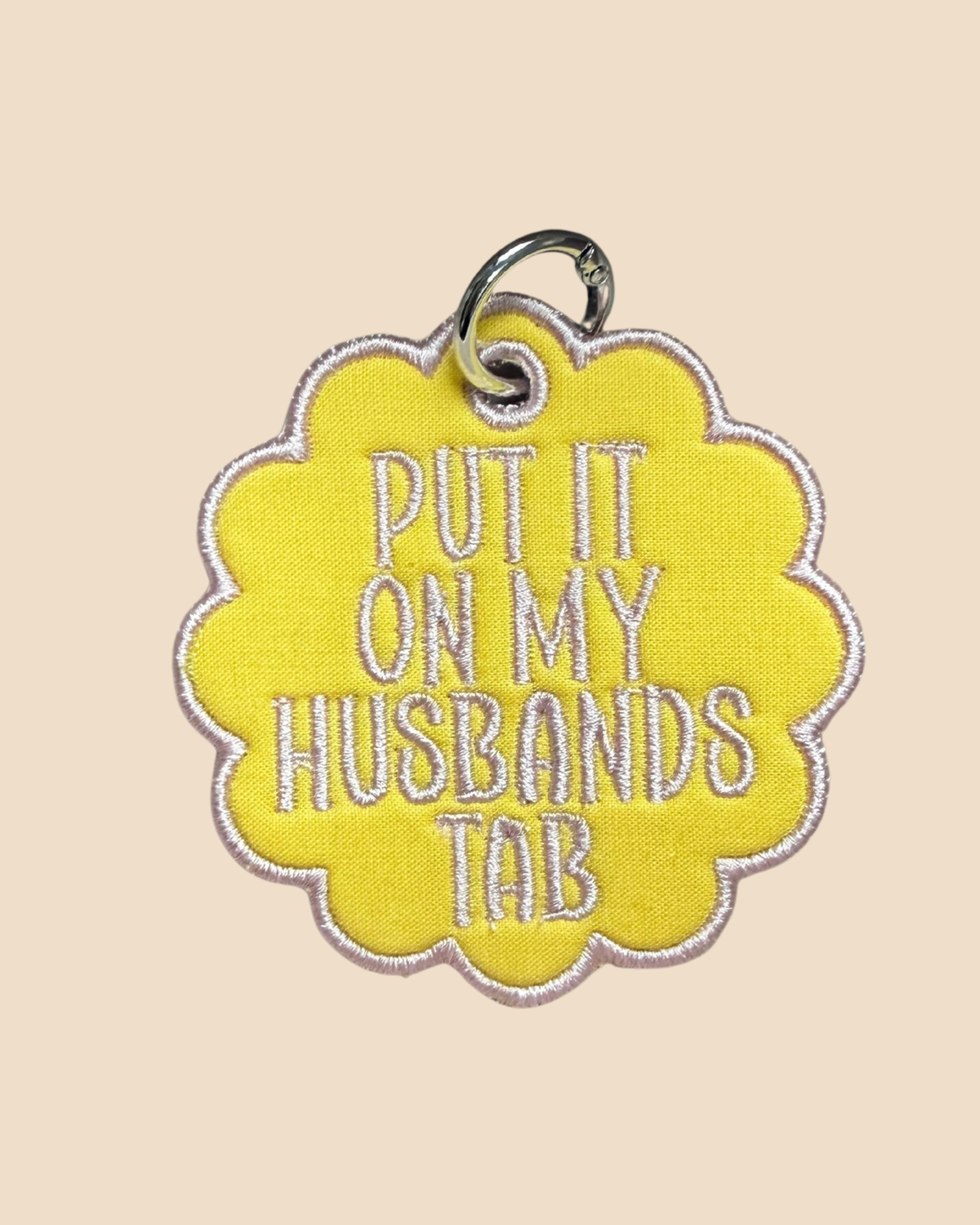 Put it On My Husbands Tab Bag Tag