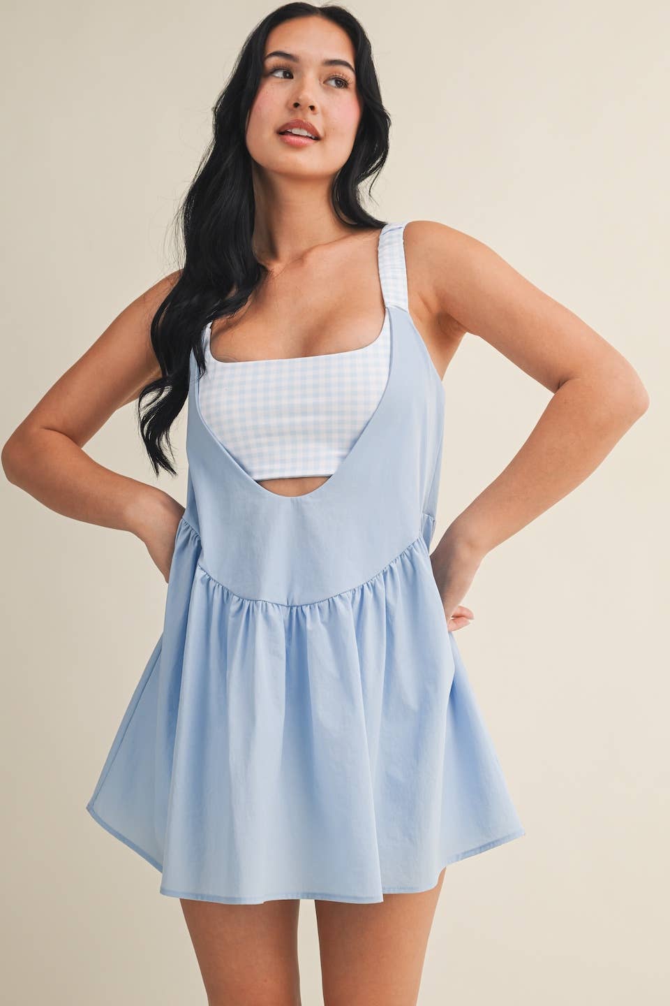 Poly Double Layered Athletic Dress