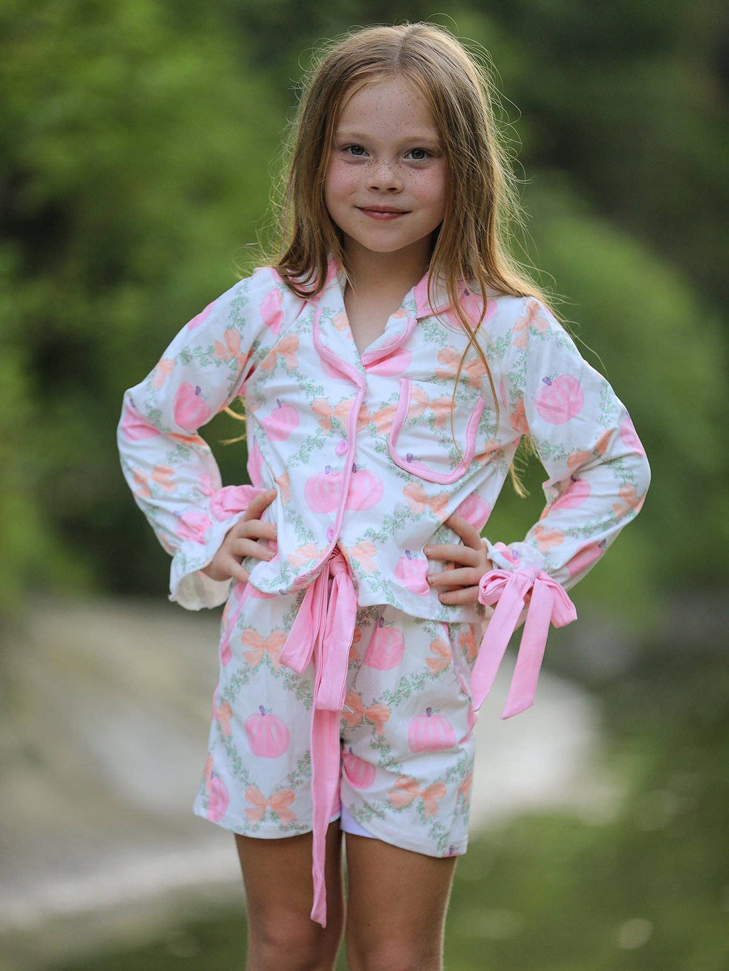 Mommy and Me Fall Pumpkin Pajama - GIRLS