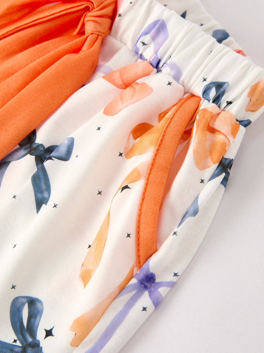 Halloween Mommy and Me Bow Print Pajama Set - GIRLS