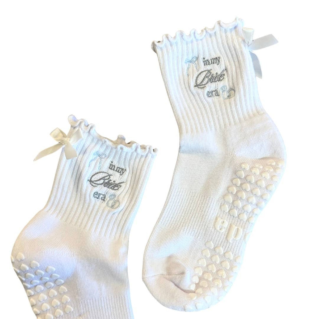 My Bride Era Pilates Grip Socks