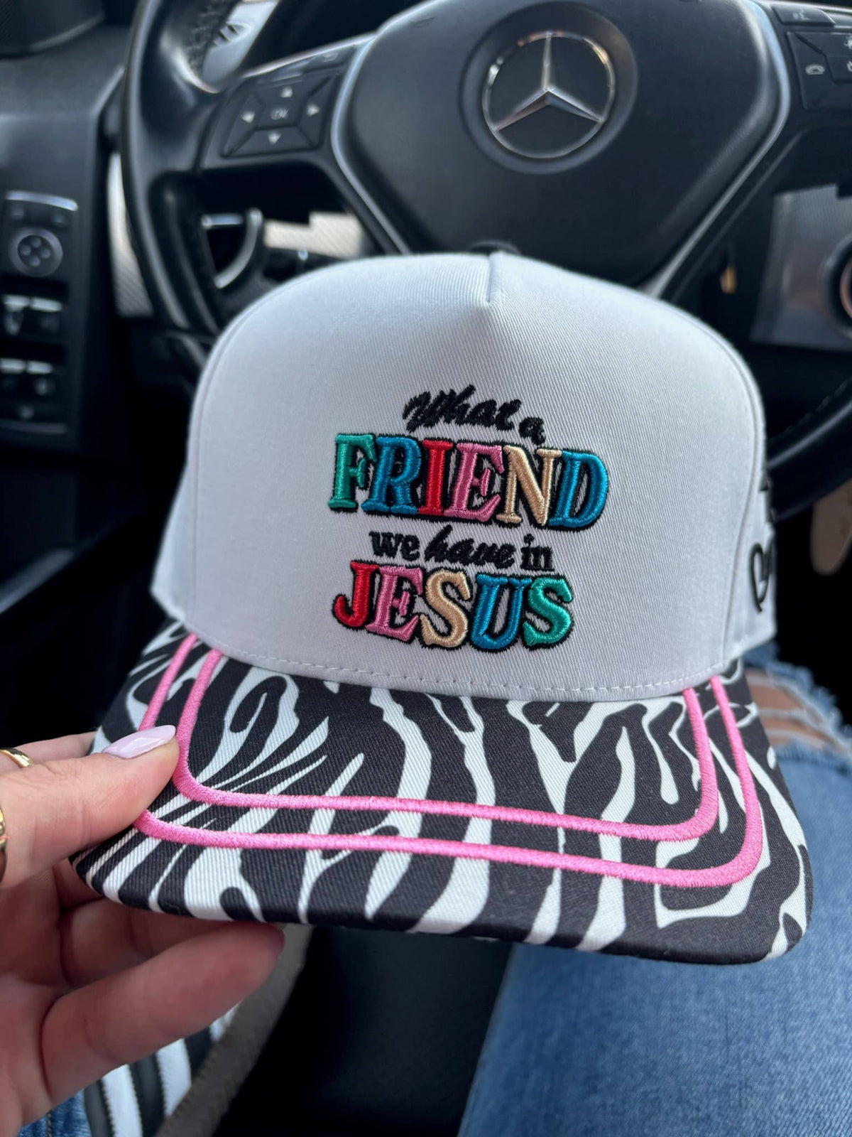 What a Friend We have in Jesus Trucker Hat