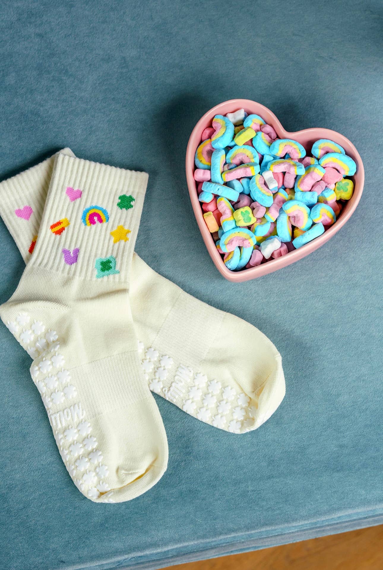 Lucky Girl Grip Socks