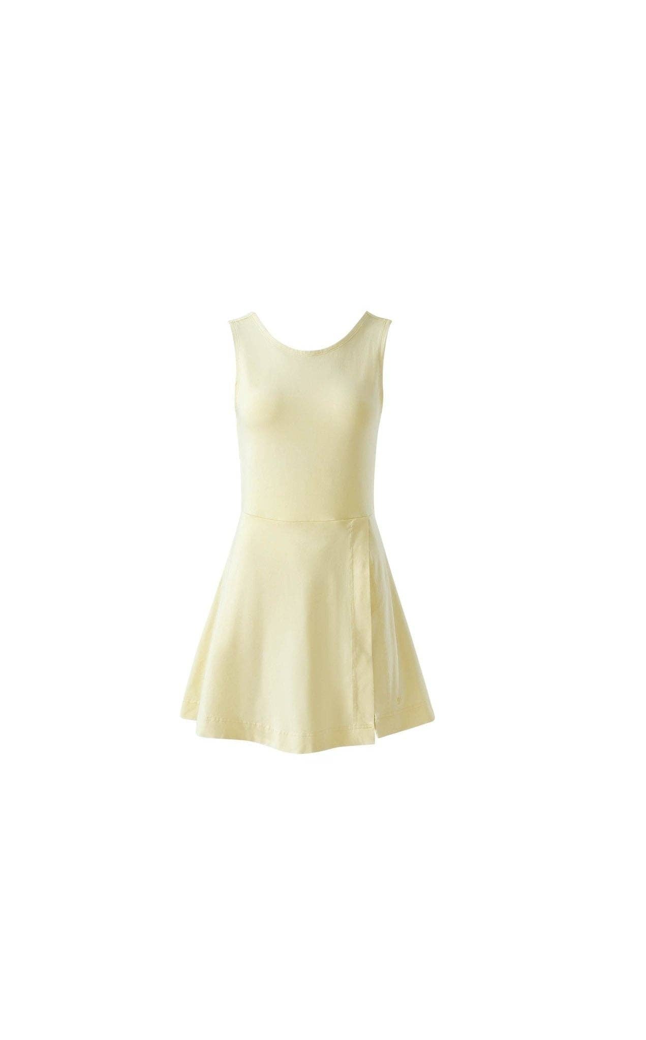 Butter Yellow Essence Wrap Dress