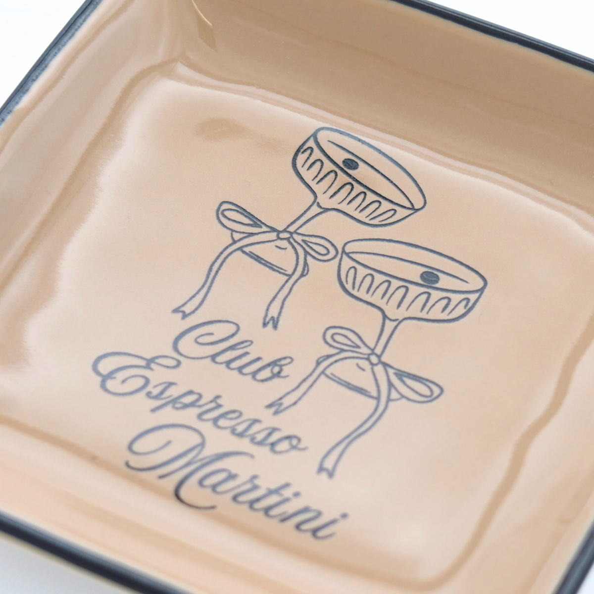 Club Espresso Martini Square Trinket Tray 