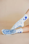 Mermaid Ruffle Crew Grip Sock