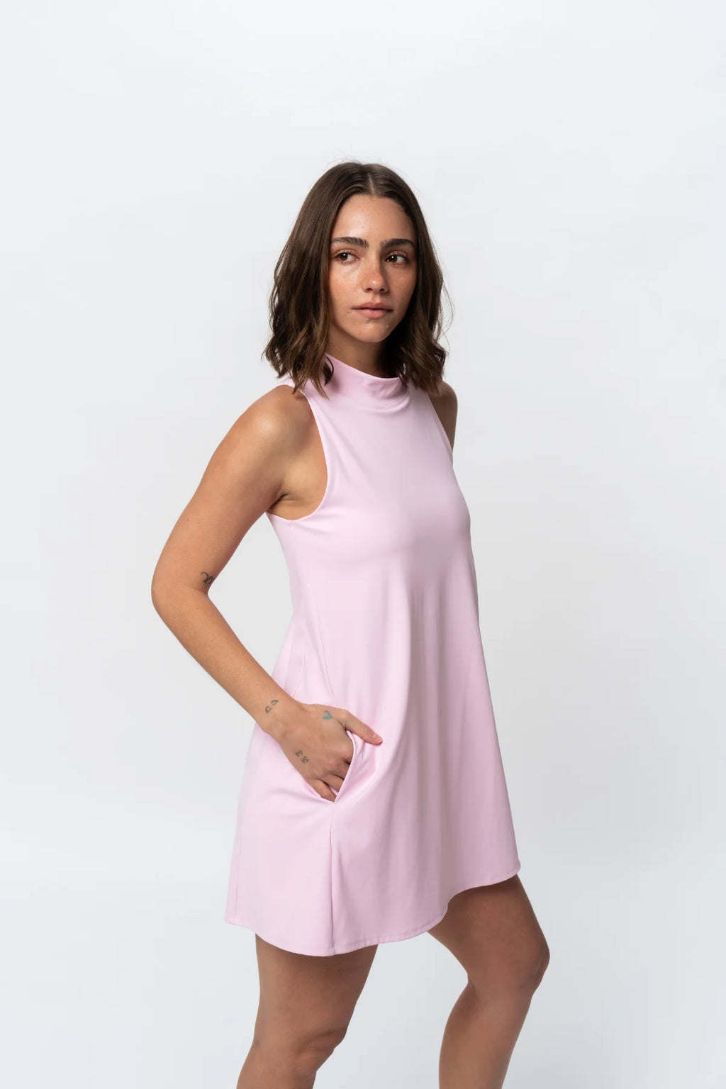 Ready Swing Mock Dress