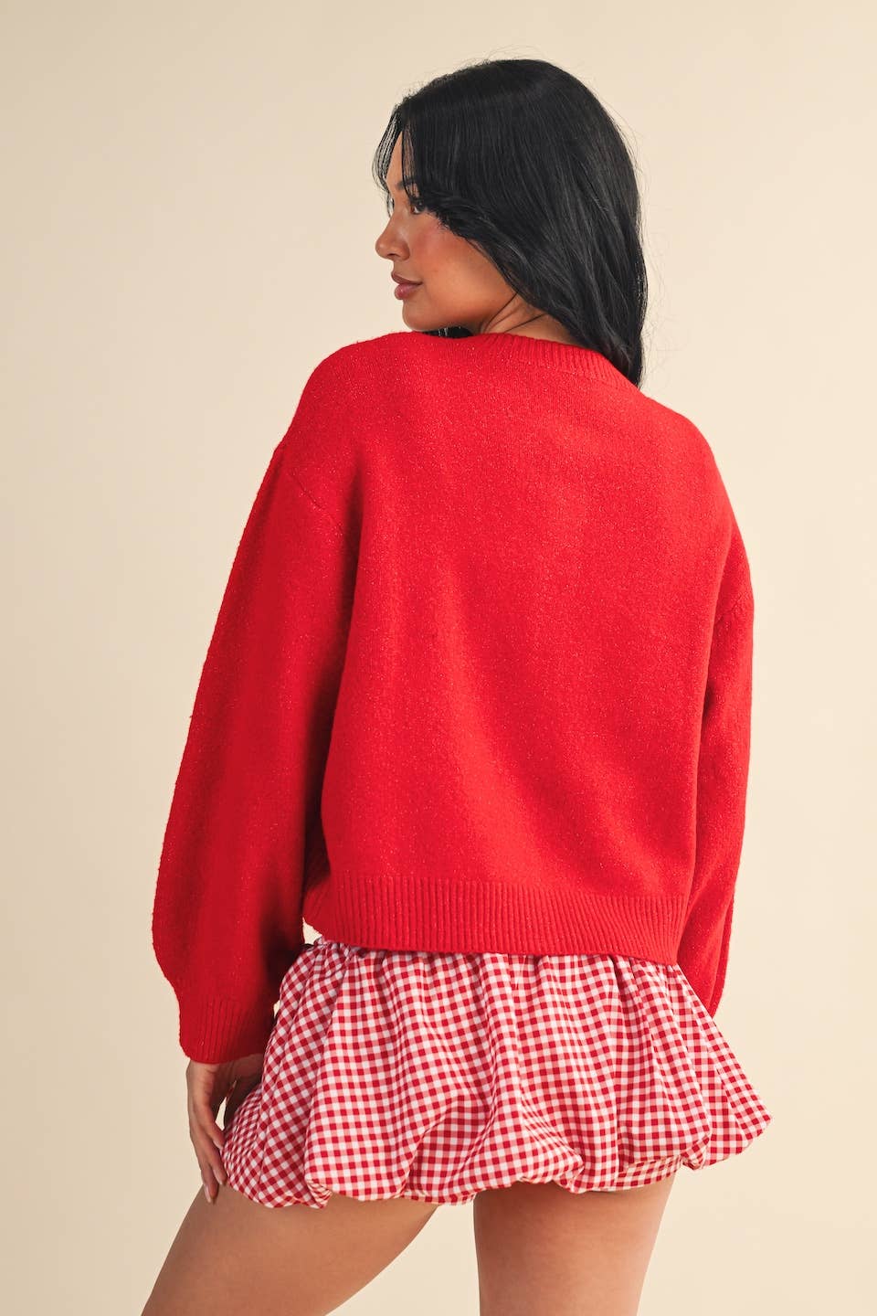 Nancy Knit Button Up Cardigan Sweater