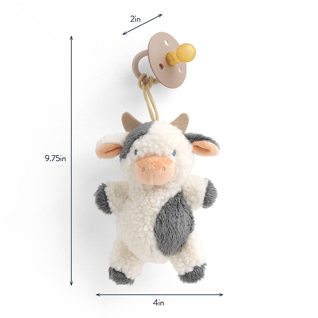Moo Cow Natural Rubber Pacifier & Plush