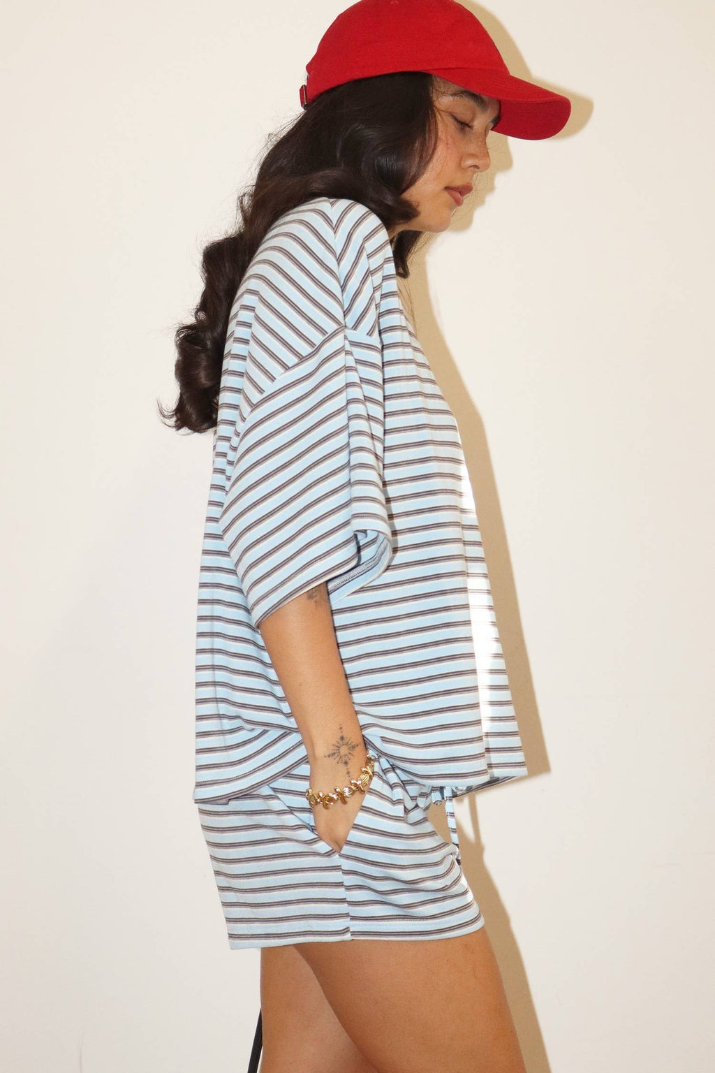 Striped Oversized Tee
