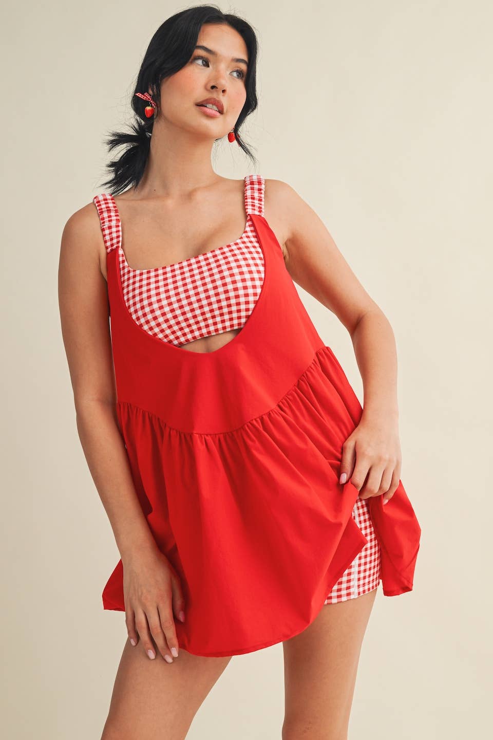 Poly Double Layered Athletic Dress