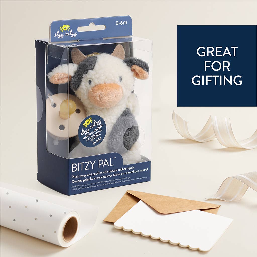 Moo Cow Natural Rubber Pacifier & Plush