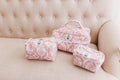 Dahlia Quilted Cosmetic Bags | Set of 3
