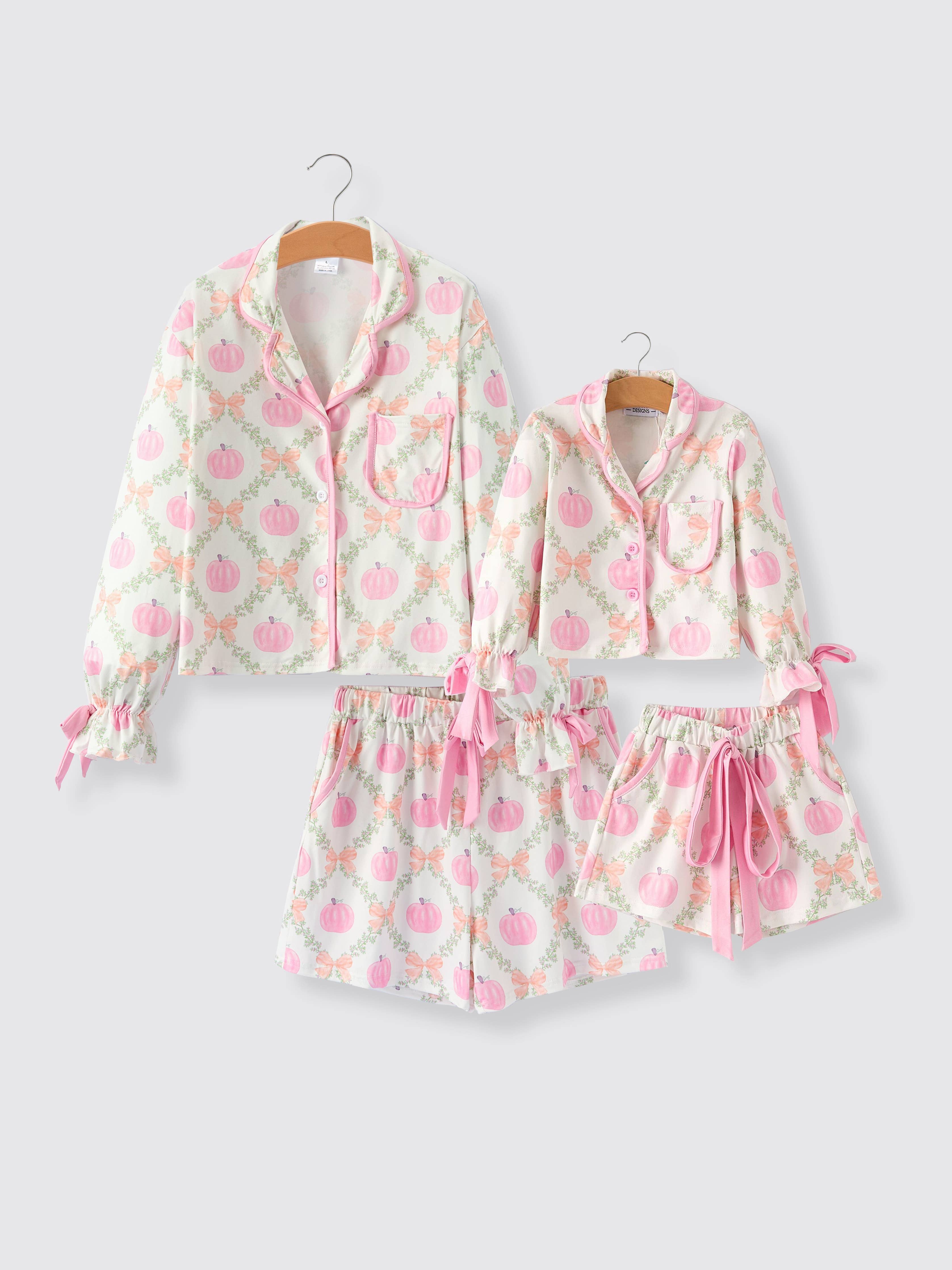 Mommy and Me Fall Pumpkin Pajama - MOM
