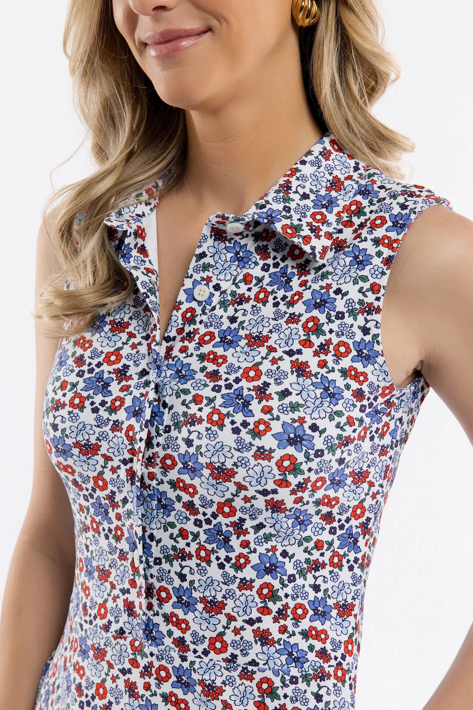 Floral Collar Dress