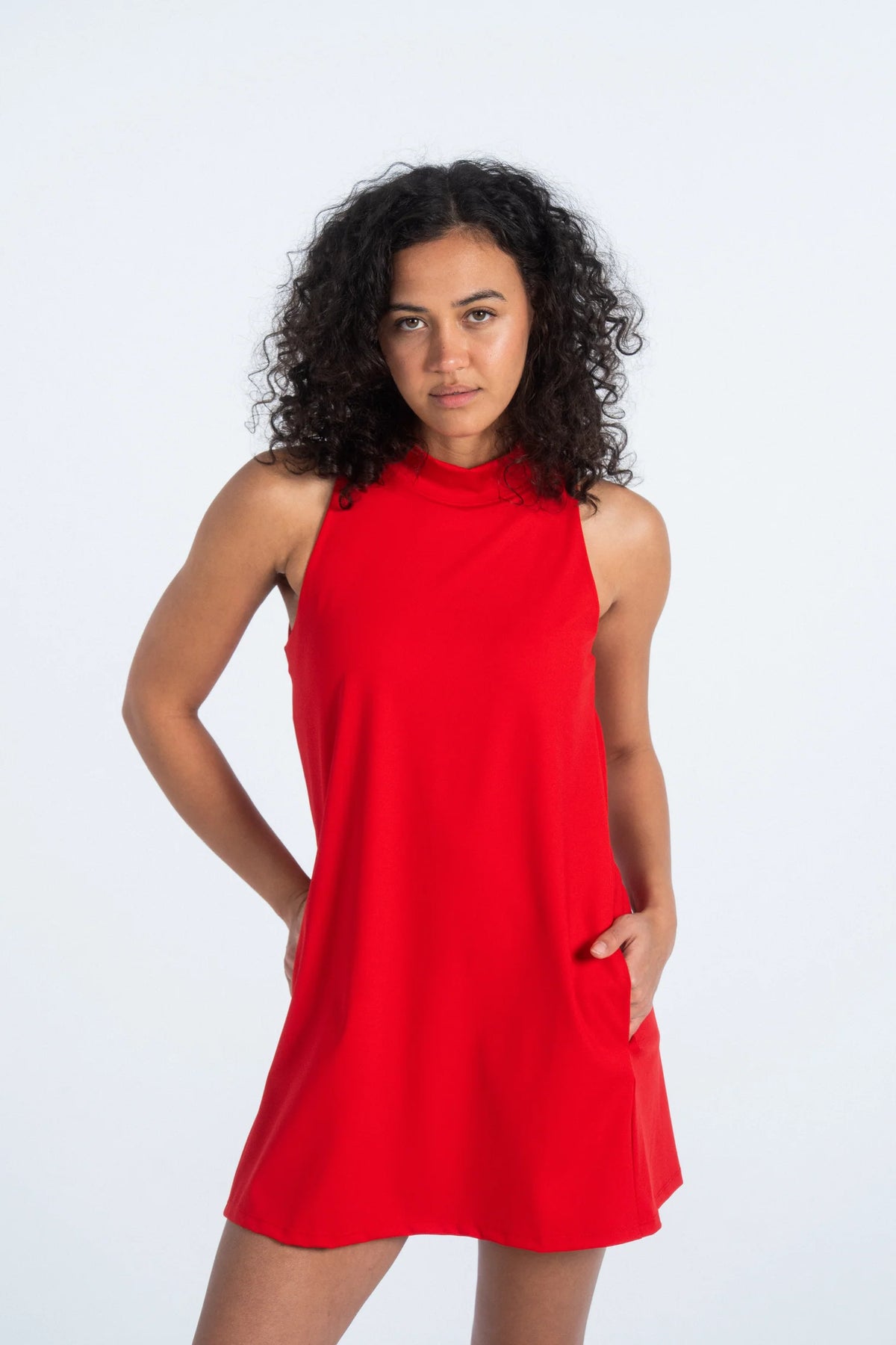 Ready Swing Mock Dress