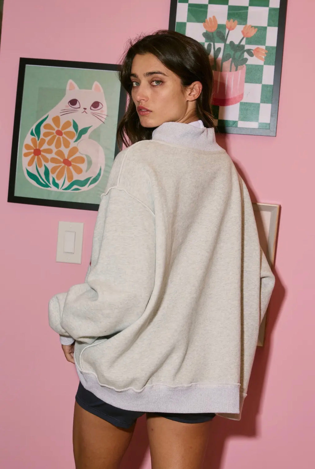 Georgia & GA Reversible Mock Neck
