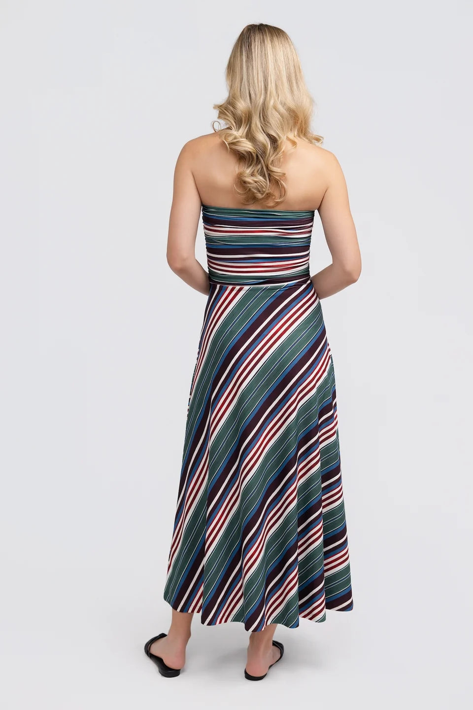 Gloria Stapless Stripe Dress
