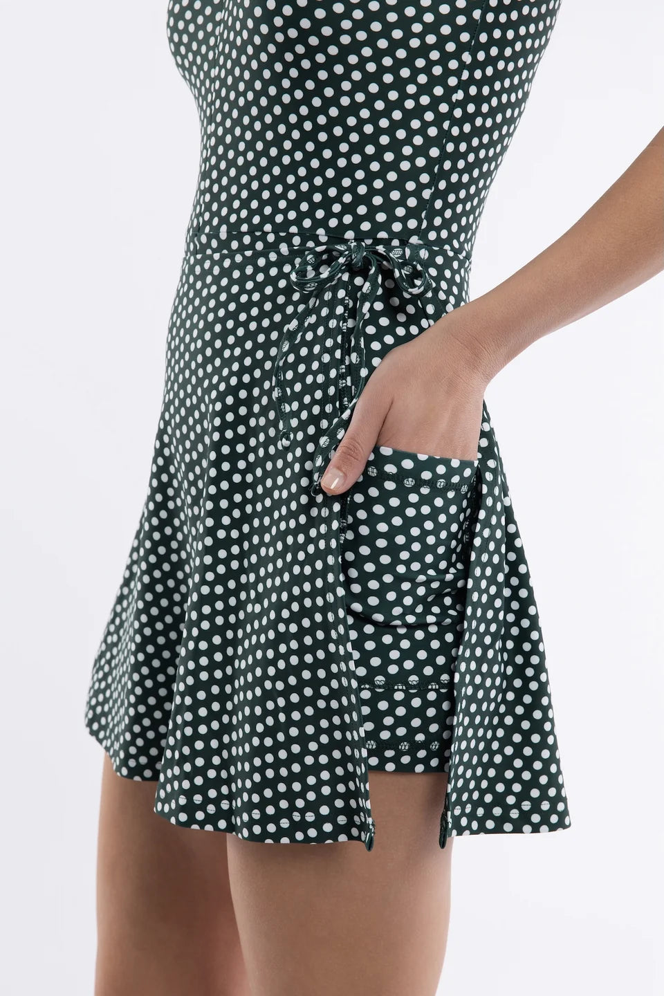 Easton Green Dot Dress