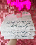 Made To Worship Embroidered Crewneck | Church Sweatshirt