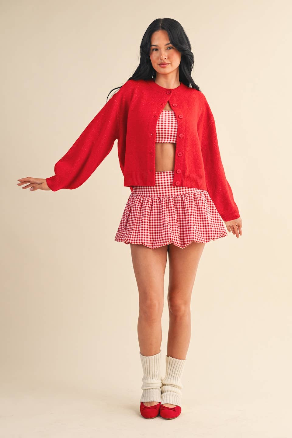 Nancy Knit Button Up Cardigan Sweater