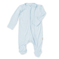 Baby Blue Footie 2-Way Zipper Onesie