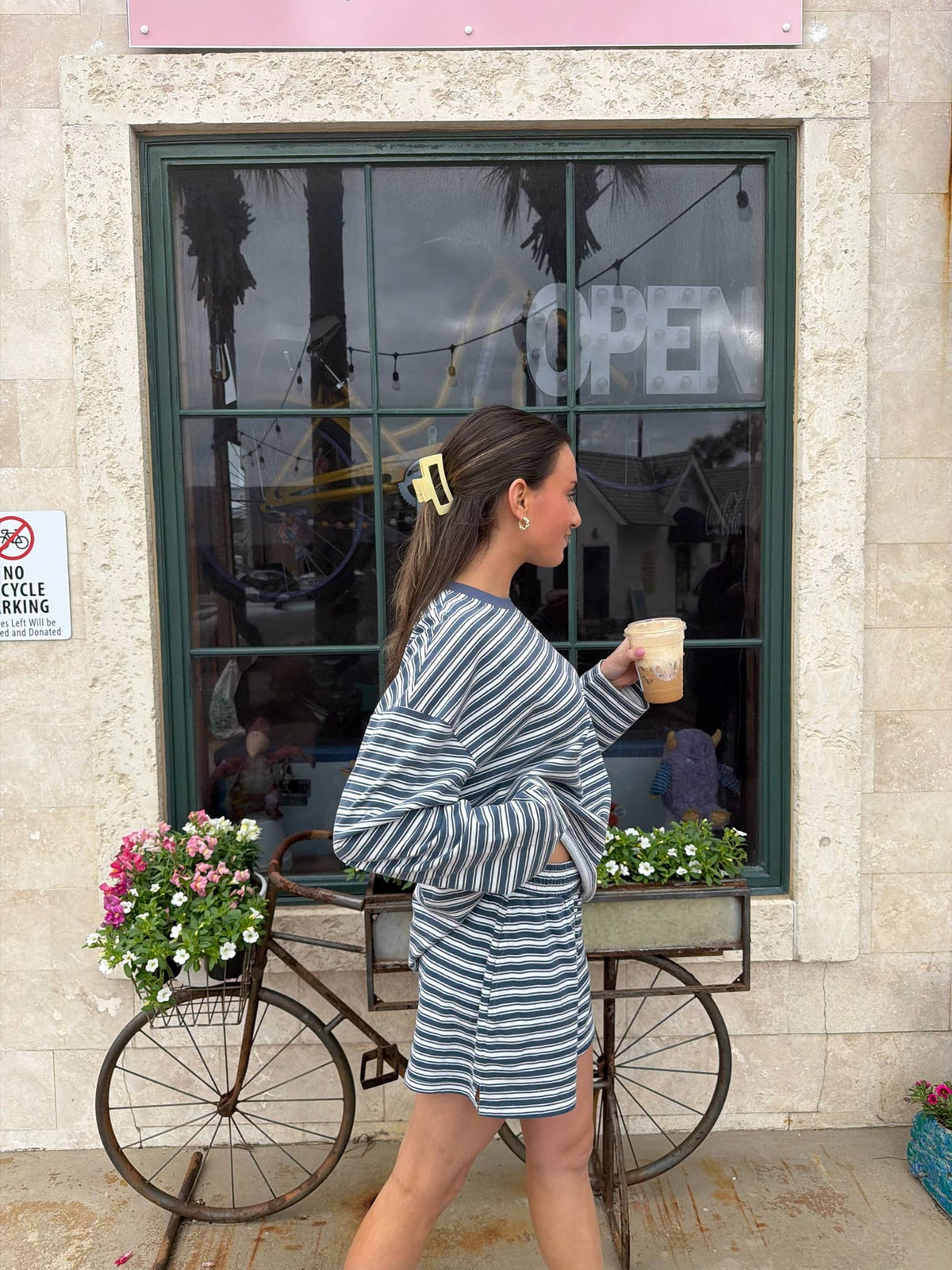 Bobby Striped Loungewear Shorts