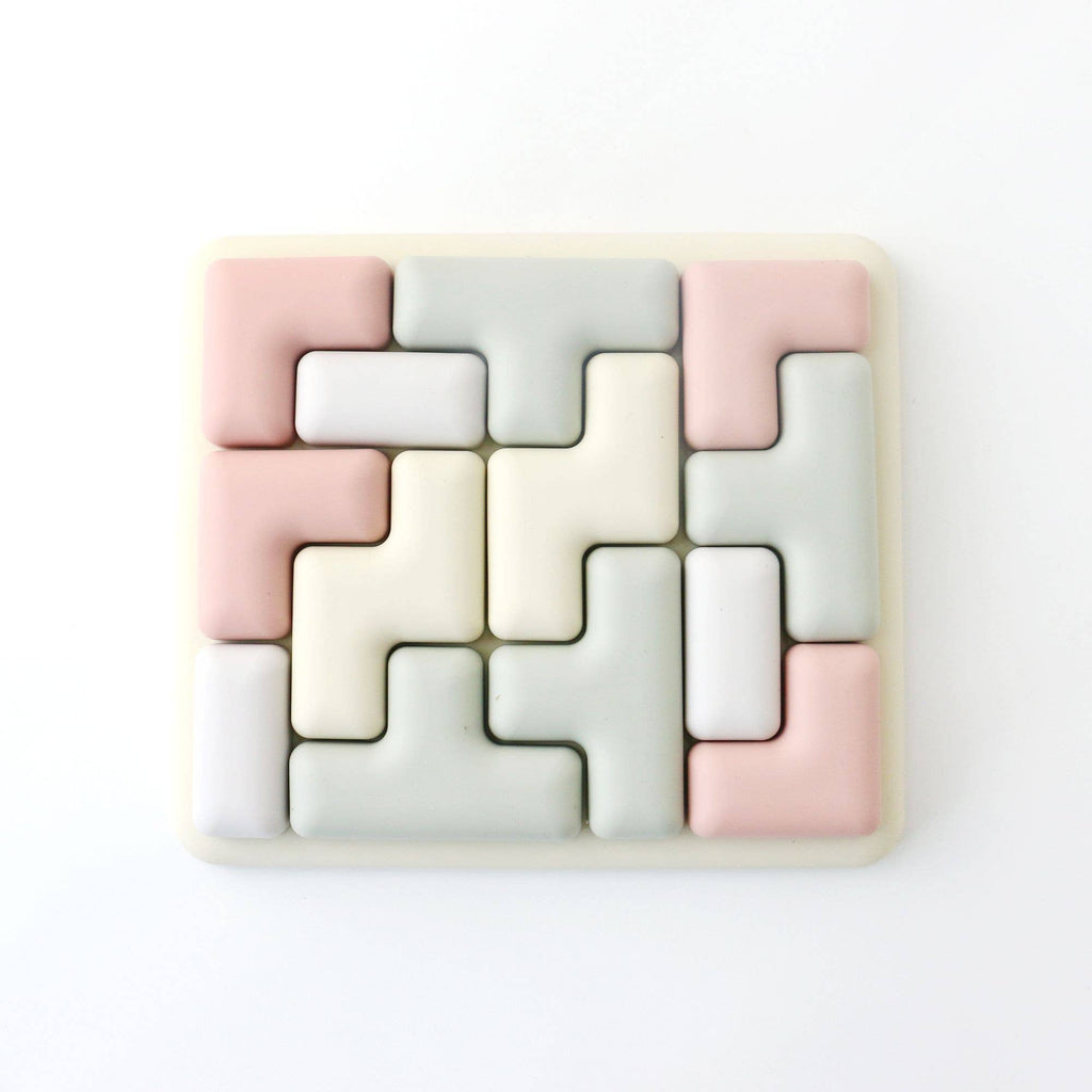 Pentomino Silicone Puzzle – Montessori Shape & Logic Toy