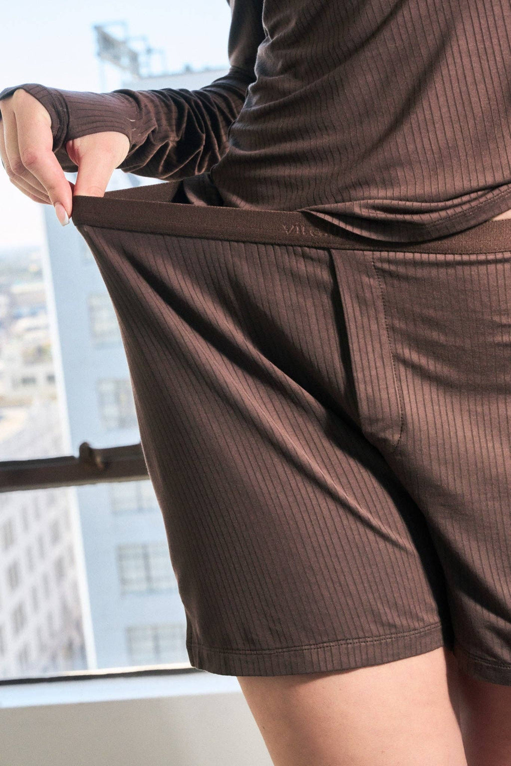 Float Ribbed Lounge Shorts