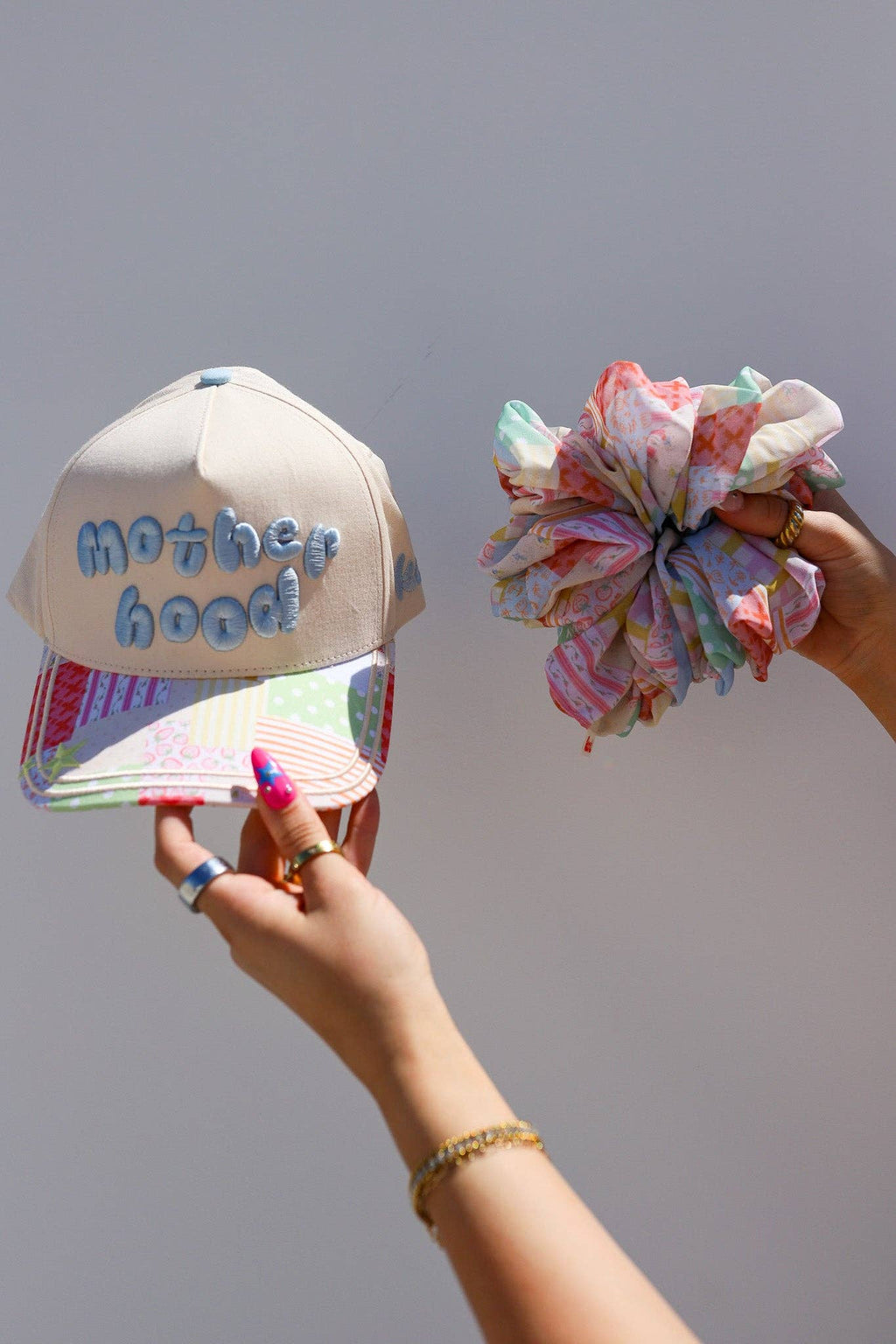Motherhood Patchwork Trucker Hat