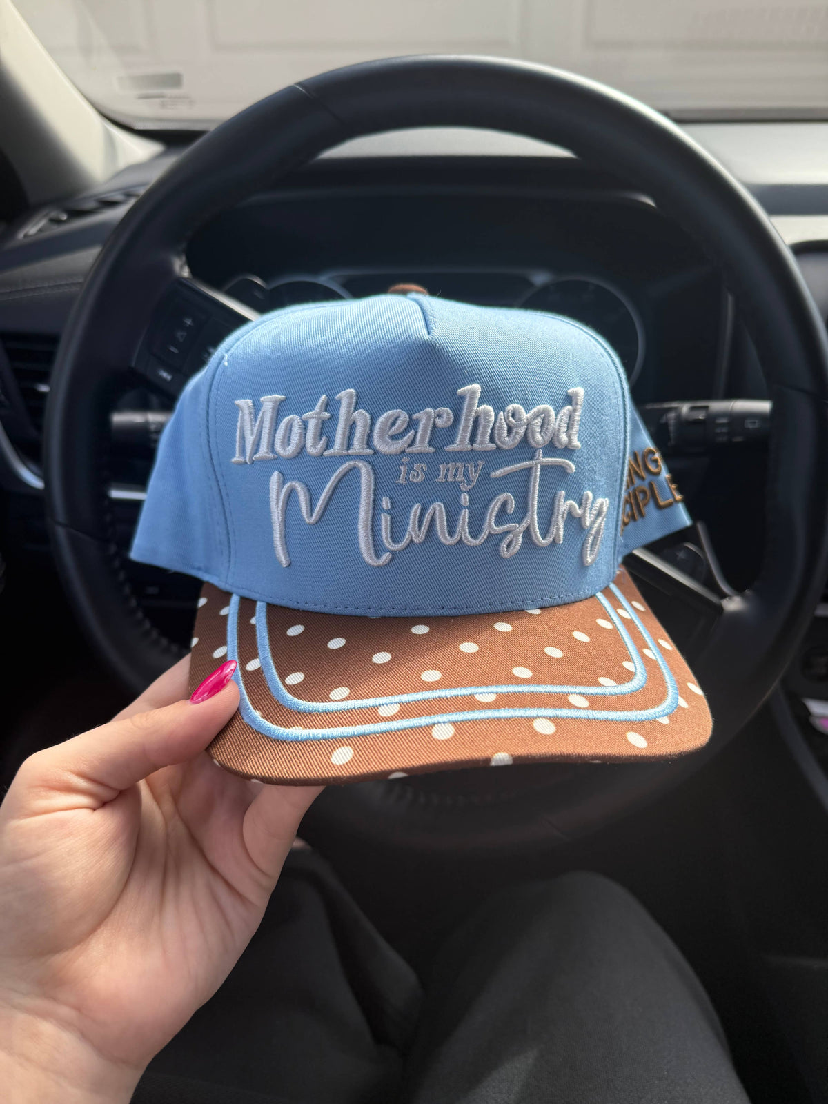 Motherhood is My Ministry Trucker Hat 