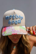 Motherhood Patchwork Trucker Hat