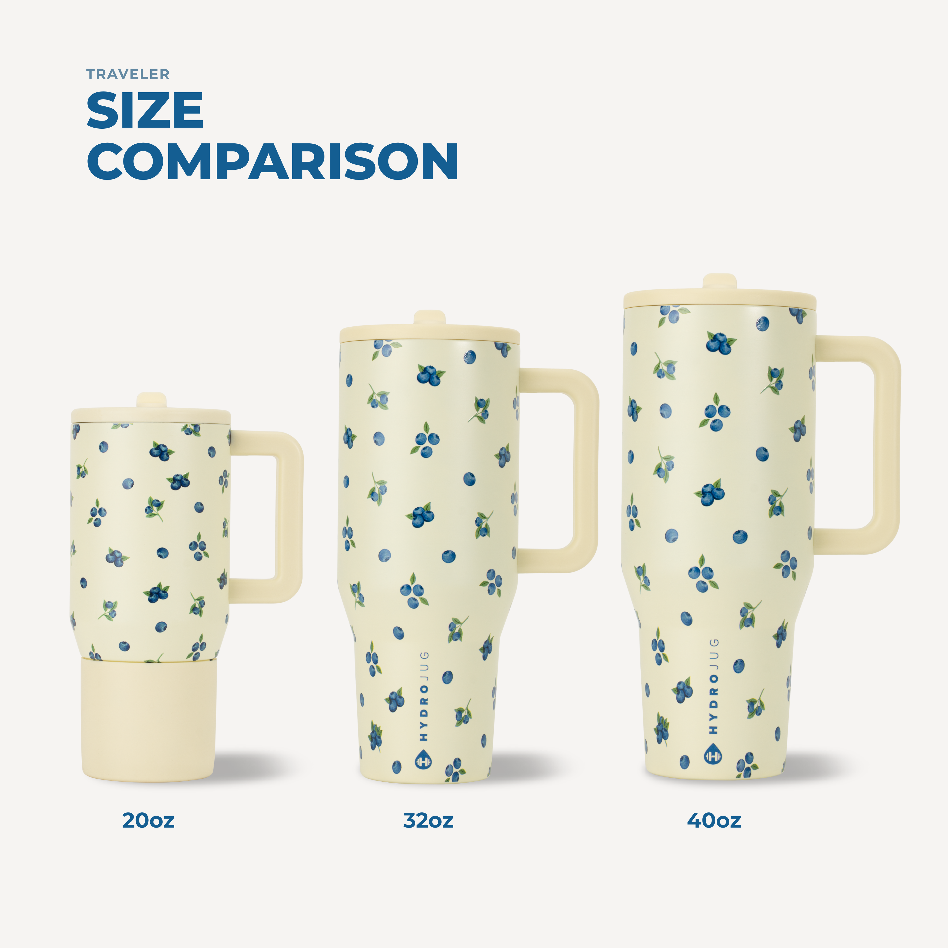 Lucky 13 Freshly Pick’d 40oz HydroJug Traveler Tumbler