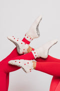 Rossette Ruffle Ankle Grip Socks