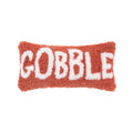 Fall Harvest Gobble Thanksgiving Throw Pillow